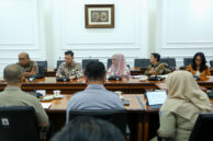 Pimpinan Panitia Khusus DPRD Provinsi DKI Jakarta yang hadir dalam audiensi.