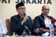 Anggota Komisi B DPRD Provinsi DKI Jakarta, M. Taufik Zoelkifli memberikan tanggapan.