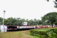 Suasana jalannya pelantikan.